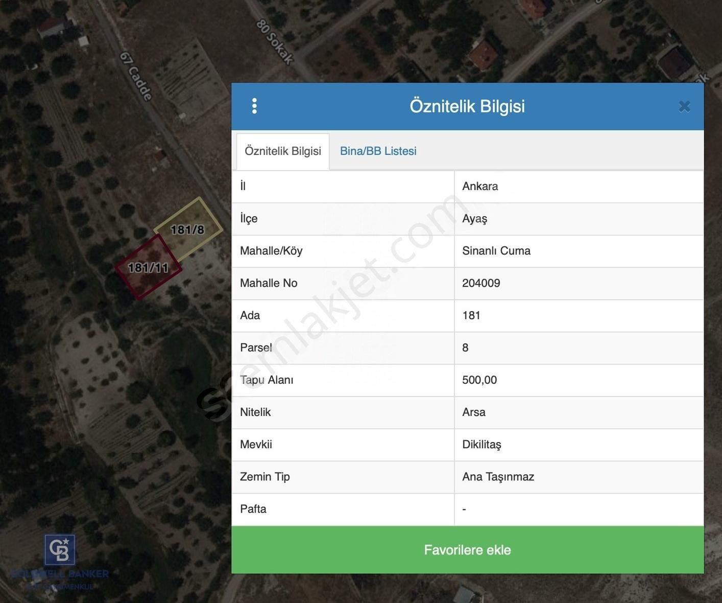 Ayaş Sinanlı Cuma Mahallesi, Satılık Konut İmarlı Tek Tapu Arsa. - Görsel 3