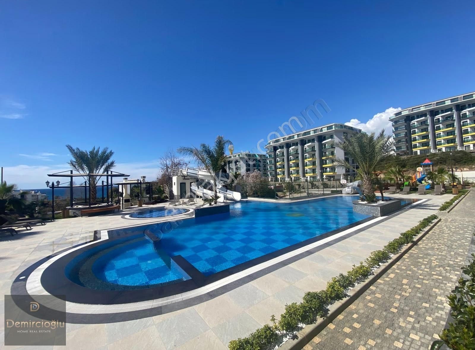 Alanya Kargıcakta Rezidans Konseptinde Manzaralı Kiralık 2+1 - Görsel 12