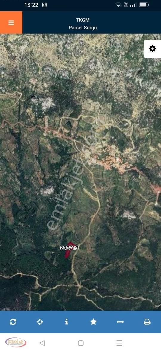 Antalya Akseki Güneykayada Satılık Mustakil 3.633m Tarla - Görsel 4