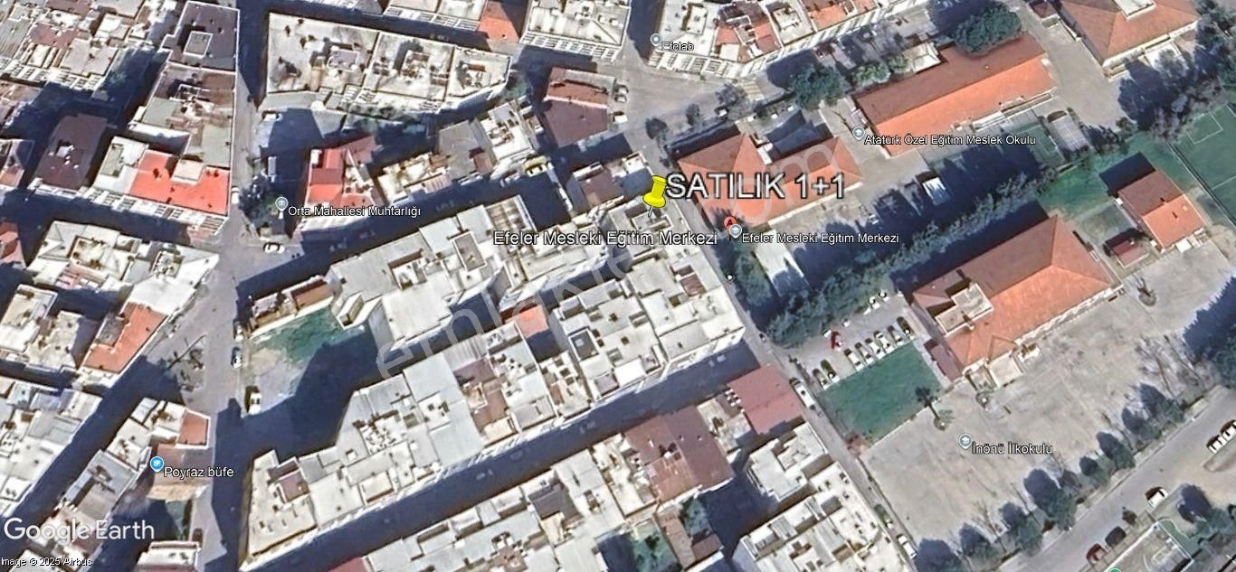 Aydın Efeler Orta Mah. Merkezde Satılık 1+1 Daire - Görsel 19