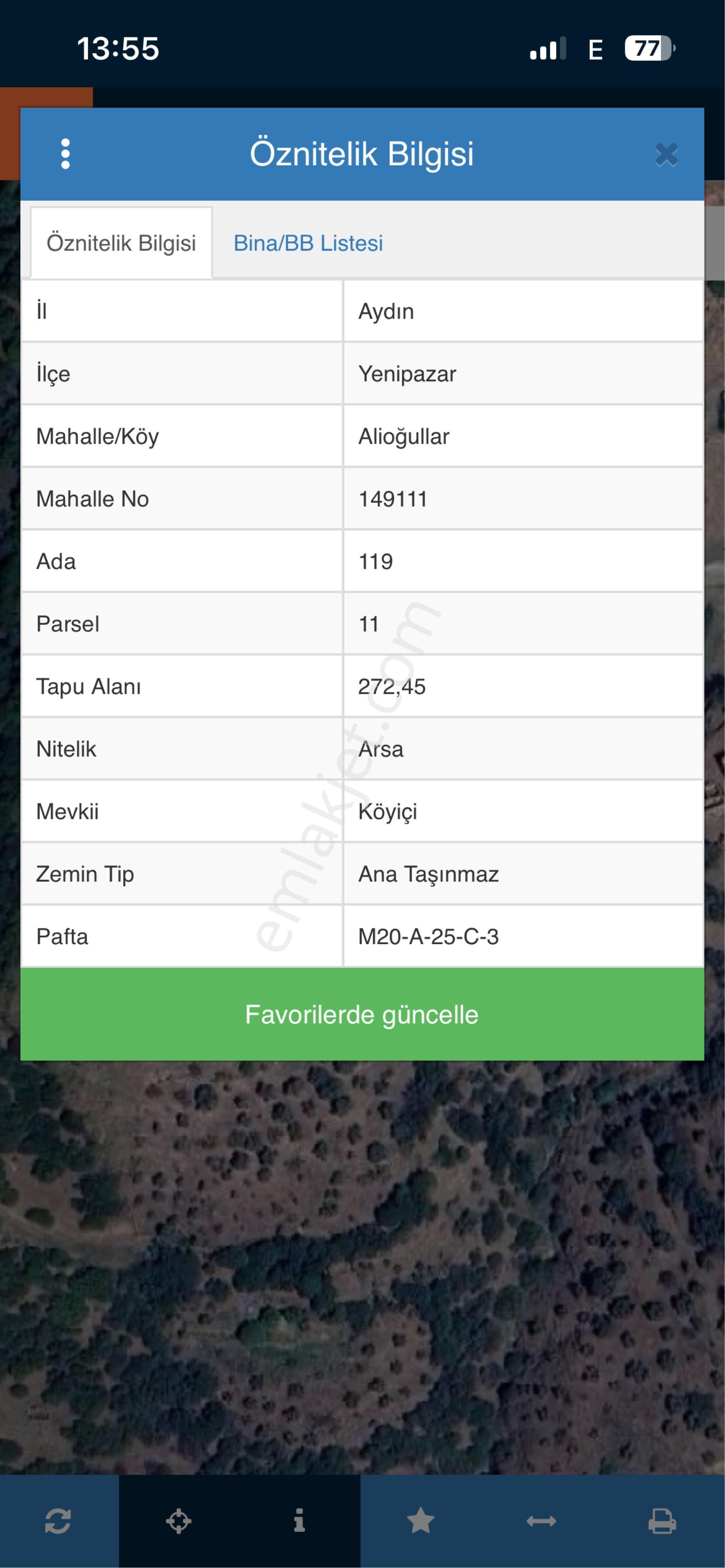 Miray Emlaktan Yenipazar Alioğulları Mahallesinde Satılık Arsa