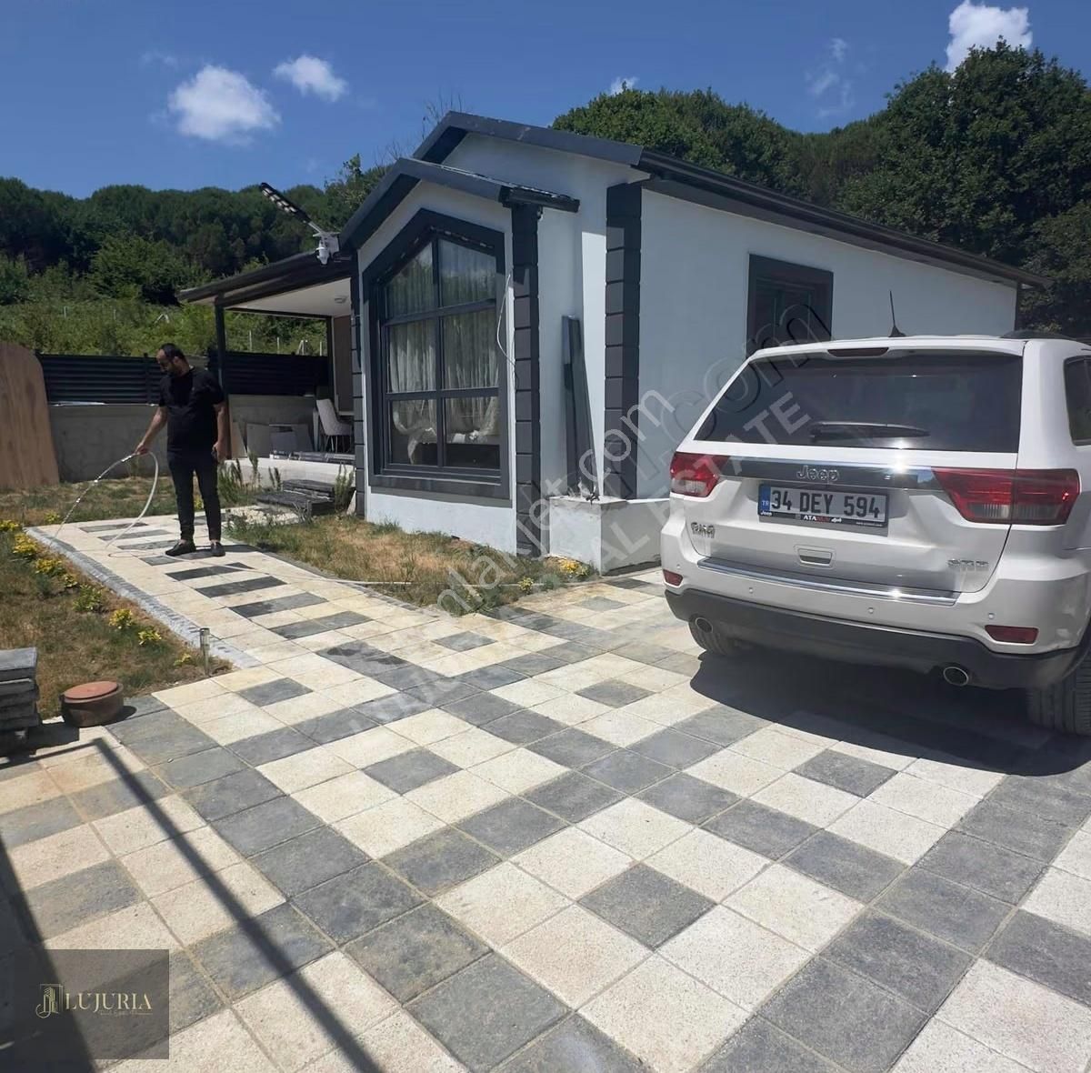 Çatalca Da 255 Metre Tarla İçinde Modern Tek Katlı Müstakil Ev - Görsel 12