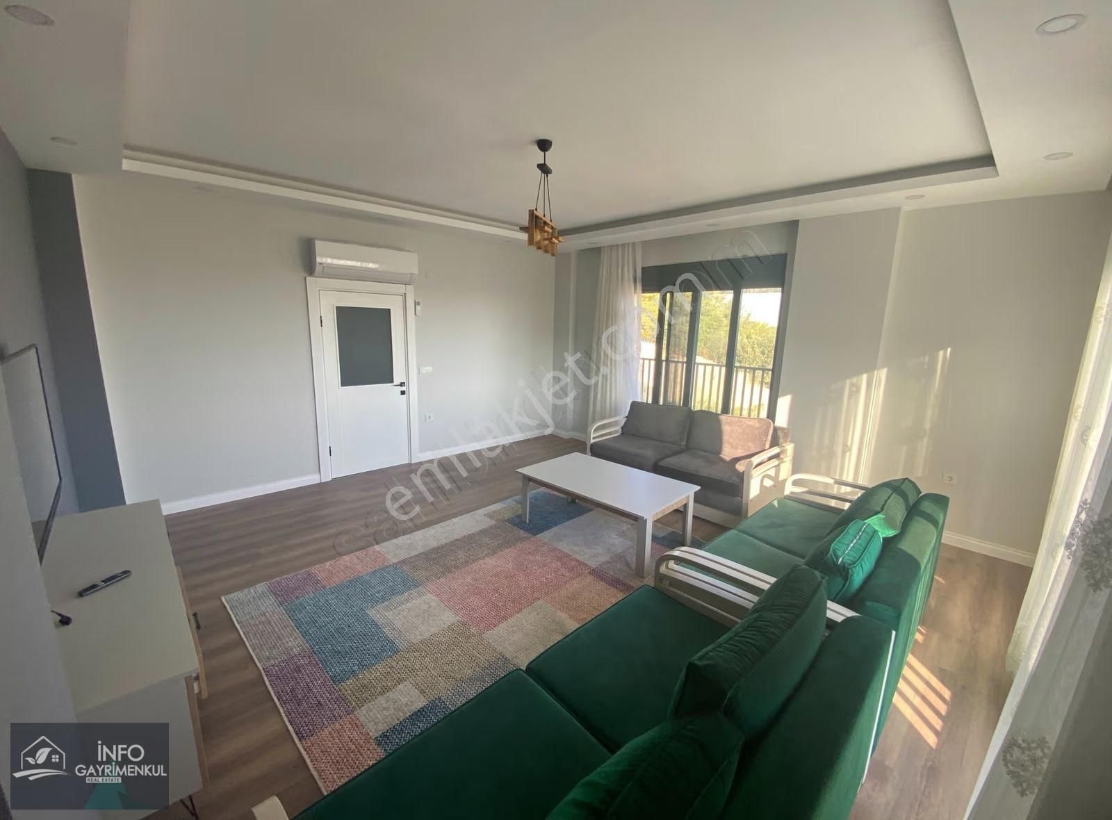 İnfo Gayrimenkul 1+1 Eşyalı Kiralık Geniş Dr Havuzlu Deniz Mzrlı - Görsel 10