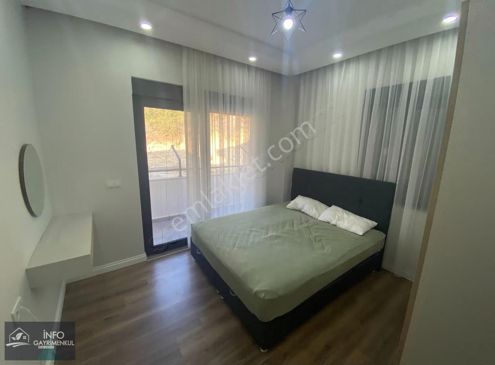 İnfo Gayrimenkul 1+1 Eşyalı Kiralık Geniş Dr Havuzlu Deniz Mzrlı - Görsel 24