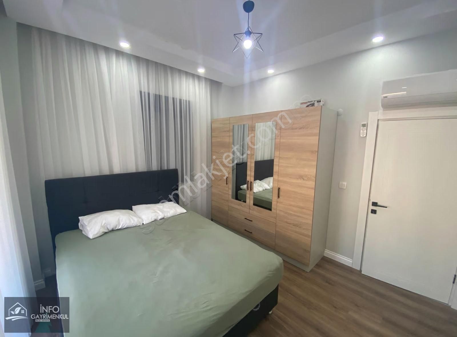 İnfo Gayrimenkul 1+1 Eşyalı Kiralık Geniş Dr Havuzlu Deniz Mzrlı - Görsel 20