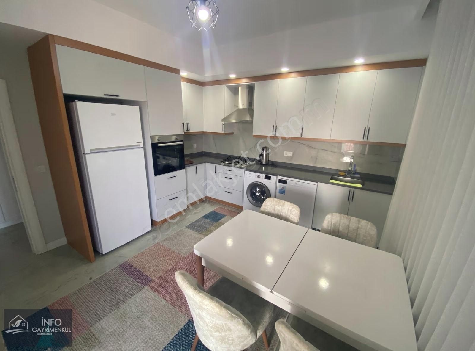 İnfo Gayrimenkul 1+1 Eşyalı Kiralık Geniş Dr Havuzlu Deniz Mzrlı - Görsel 9