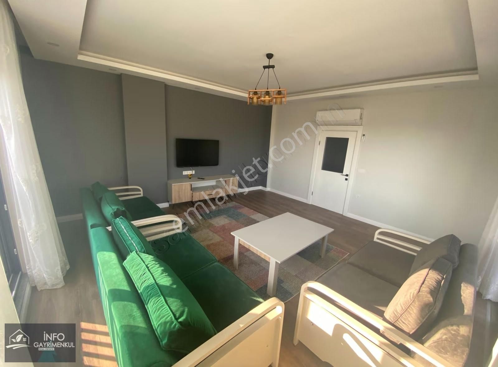 İnfo Gayrimenkul 1+1 Eşyalı Kiralık Geniş Dr Havuzlu Deniz Mzrlı - Görsel 27