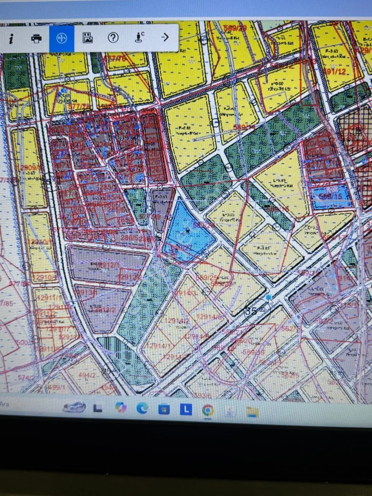 Davultepe Anayurt Mah'de 060 Emsal 5 Kat İmarlı Sat. Kupon Arsa