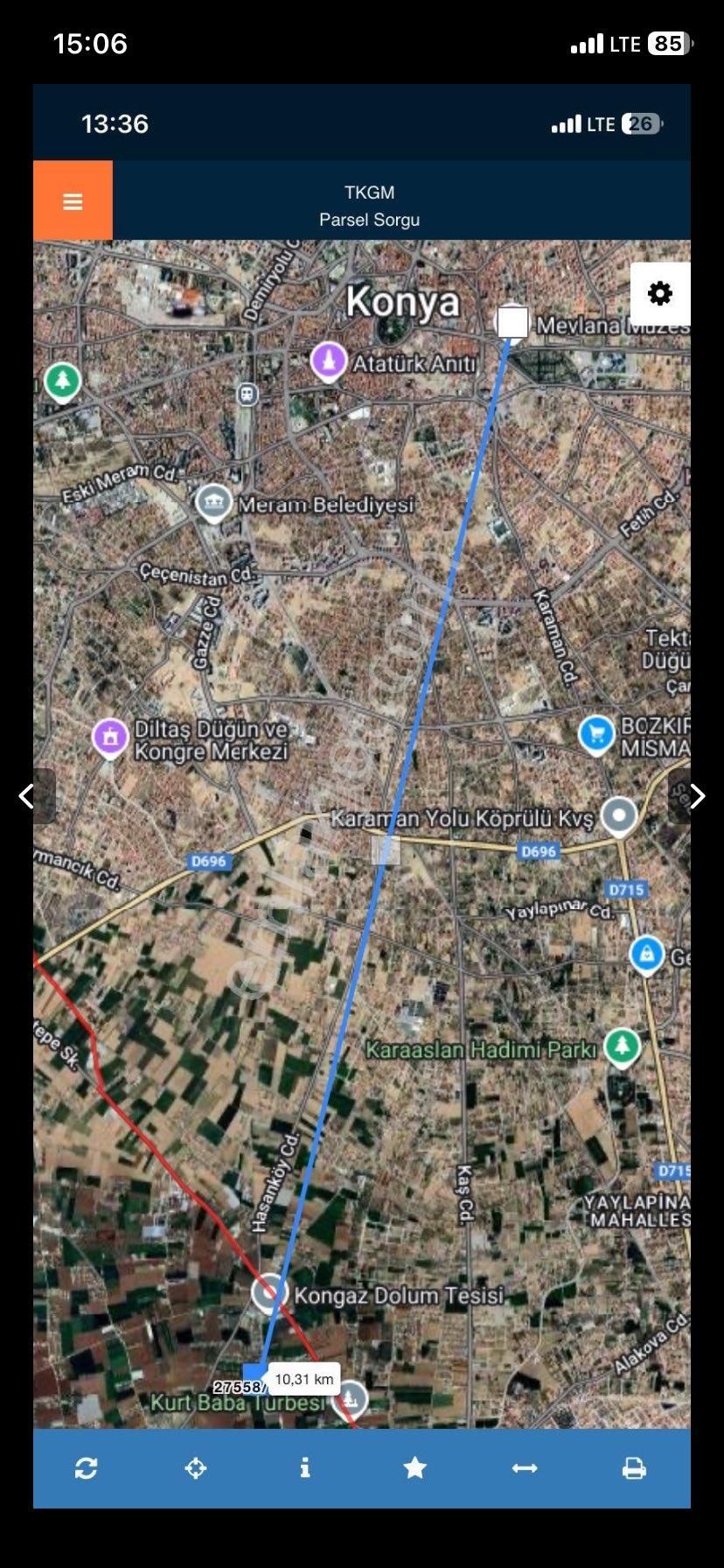 İmar Önü 6.500 M2 Satlık Hisse. Karahüyük Mh. Kongaz Civarı - Görsel 6