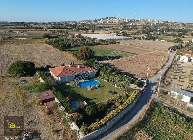 Çeşme'de Yıllık Kiralık Müstakil Villa 4500m2 Arsa İçinde - Görsel 7