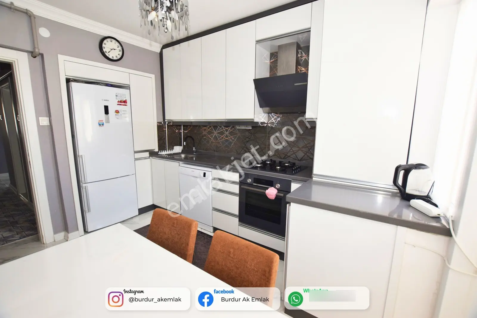 Burdur Ak Emlak'tan - Özemek Sitesinde Satılık 3+1 Daire Ara Kat - Görsel 27