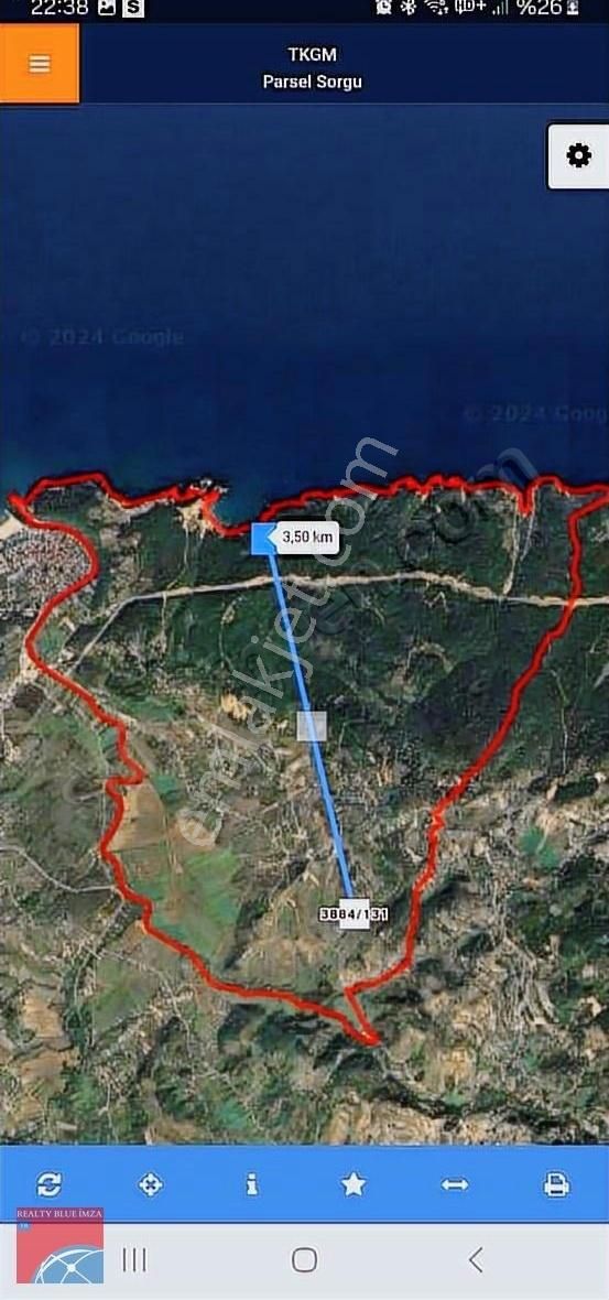Şile Bucaklı Köyü 2355m Açık Ferah Tatlı Meyilli Güzel Konumlu - Görsel 4