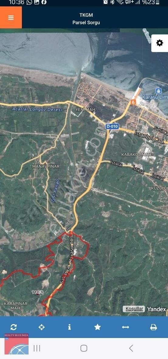 Sakarya Karasu Karapınar Köyü 2588 M Denize 5 Dk Güzel Konumlu - Görsel 9