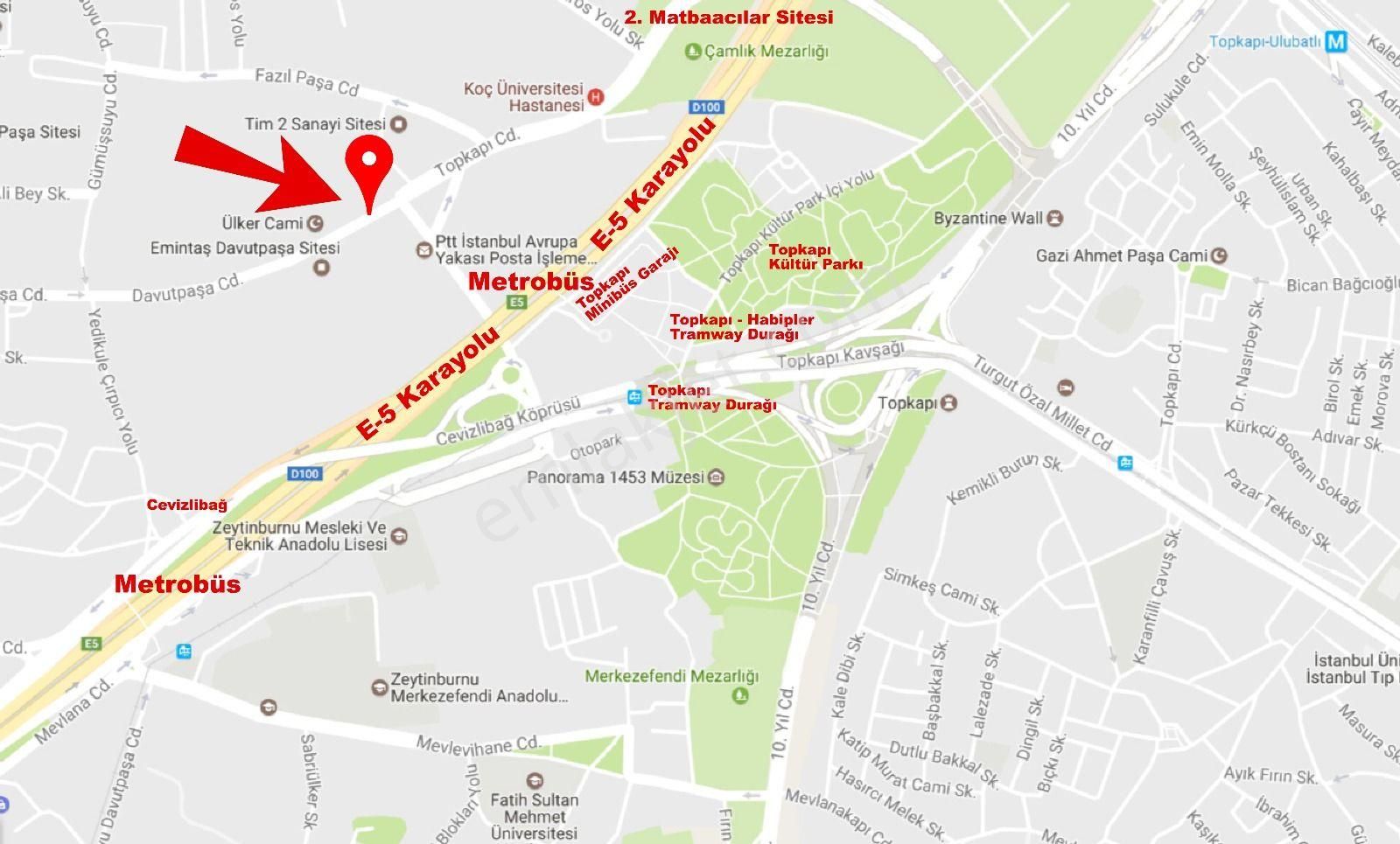 Sahibinden Kiralık İş Yeri Topkapı Tim 2 İş Merkezinde Ön Cephe - Görsel 16