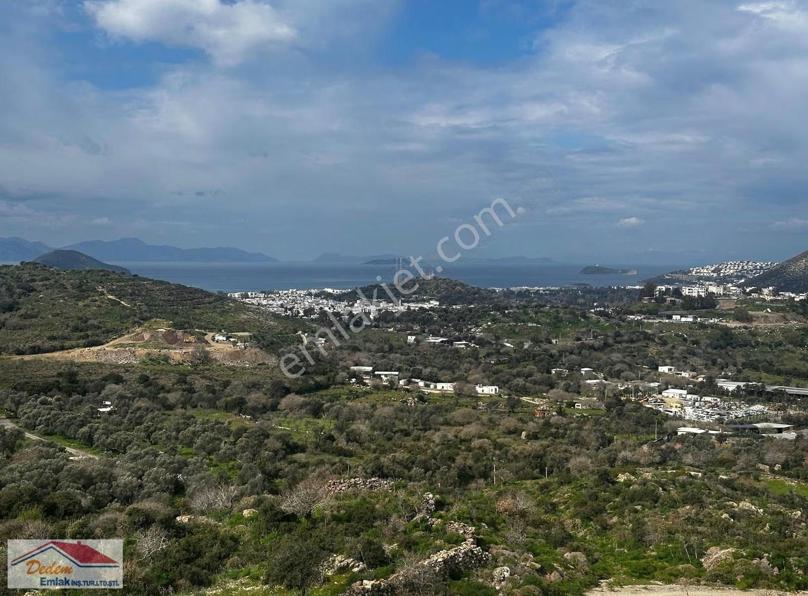 Turgutreiste Full Deniz Manzaralı Tek Tapu 5000m2 Tarla - Görsel 4