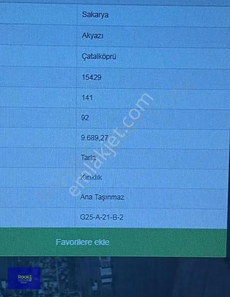 Rookz Doruk'dan Sakarya Arifiye'de 9689m2 Yatırımlık Arsa!!! - Görsel 2