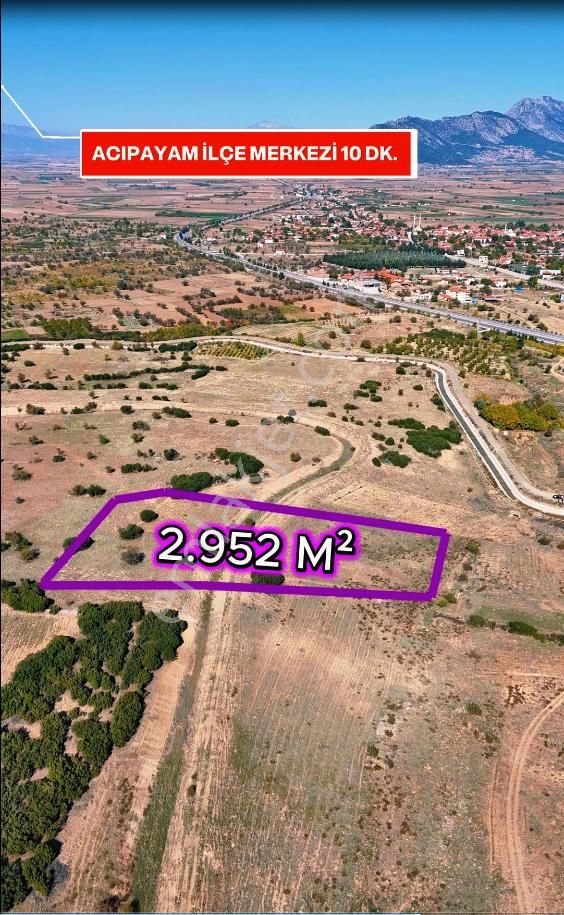 Şahin Emlaktan Denizli Acıpayam Kumafşarı Mah.2.952 M² Satılık Tarla - Görsel 4