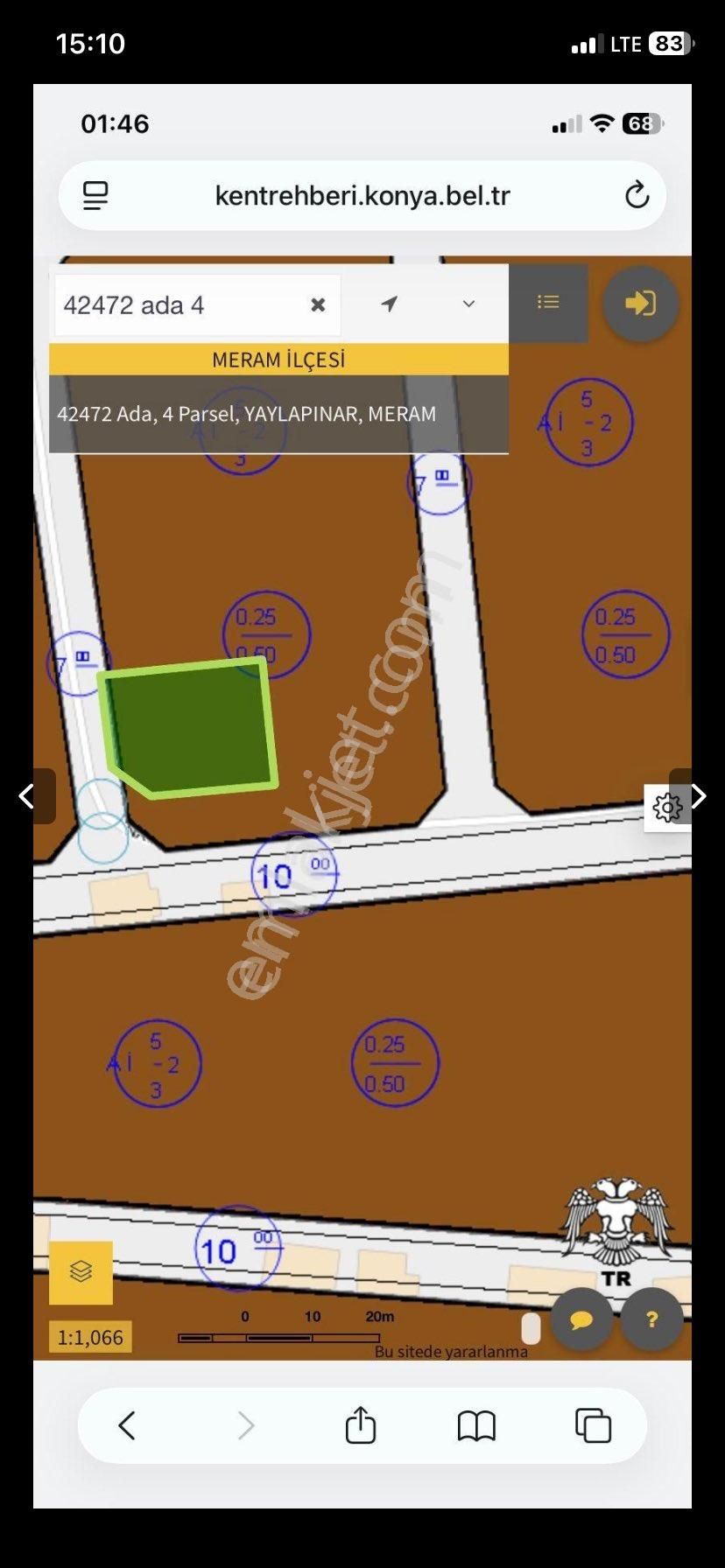 Müstakil 435 M2 Köşe Parsel- Yaylapınar Mah - Görsel 8