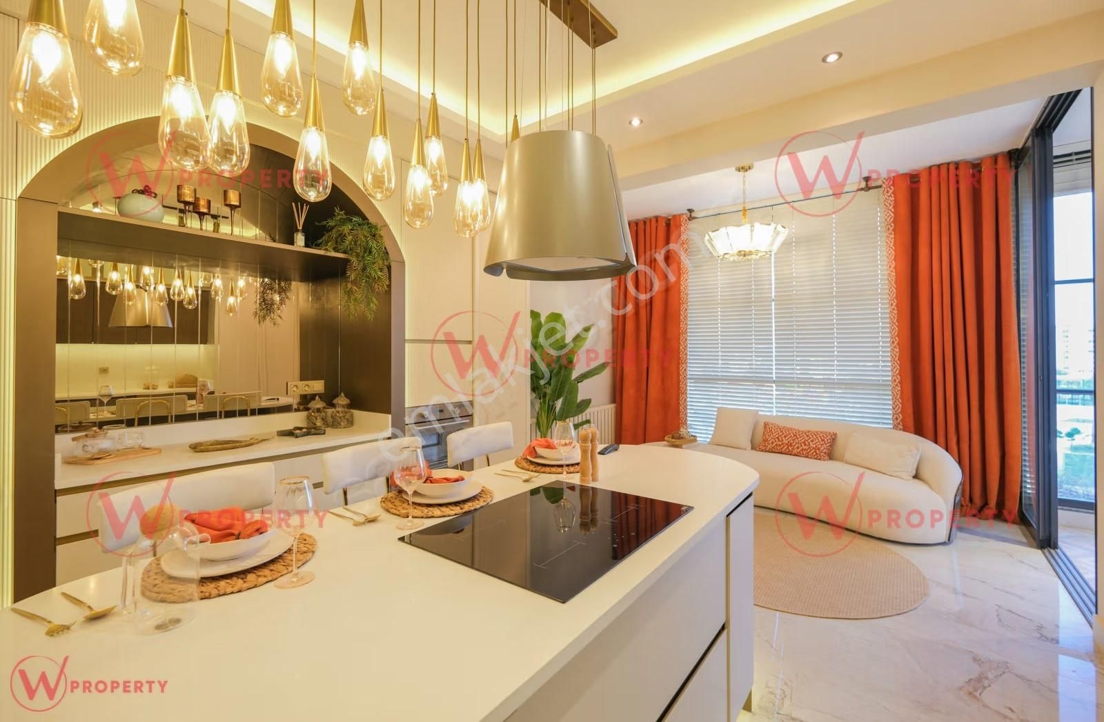 W Property Kapalı Otopark, Geniş Peyzaj Ve Sosyal Olanaklı 4+1 - Görsel 4