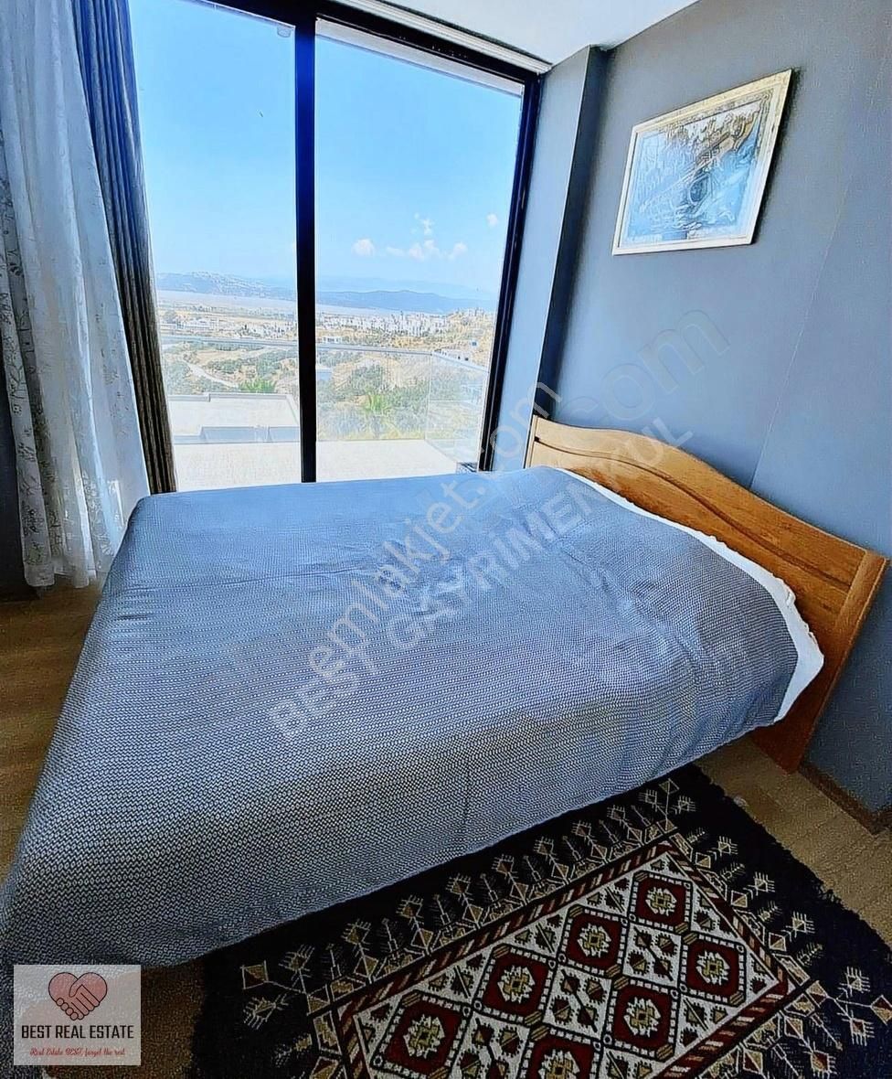 Muğla Bodrum Meşelik Yıllık Kiralık 1+1 Göl Havuz Doğa Manzara - Görsel 8