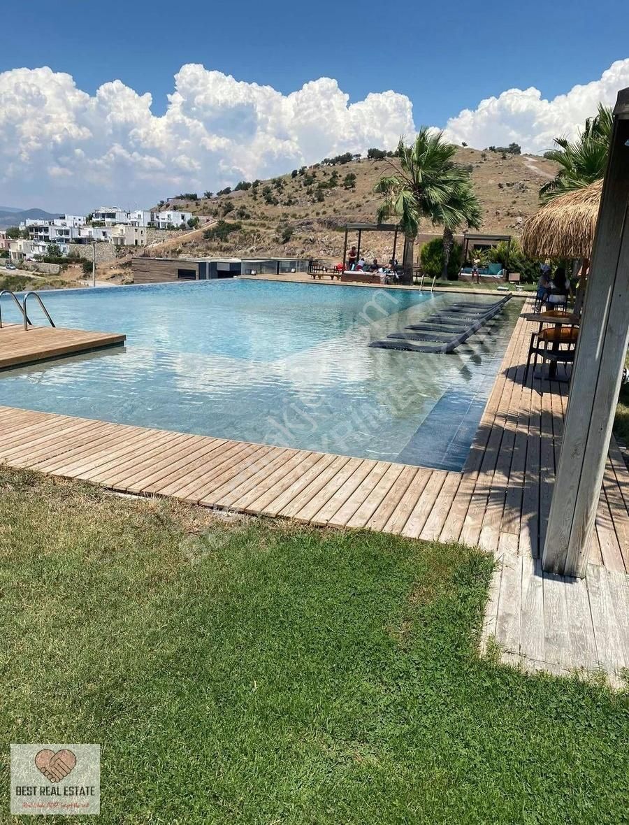 Muğla Bodrum Meşelik Yıllık Kiralık 1+1 Göl Havuz Doğa Manzara - Görsel 9
