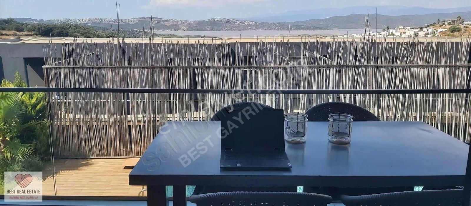 Muğla Bodrum Meşelik Göl Havuz Doğa Manzaralı 1+1 Satılık Daire - Görsel 14