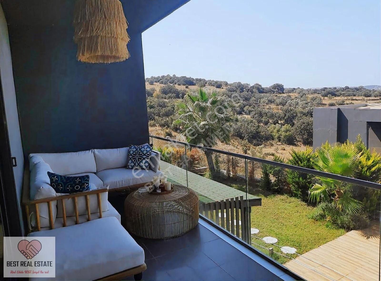 Bodrum Meşelik Lüks Eşya Göl Ve Havuz Manzara 1+1 Kiralık Daire - Görsel 33