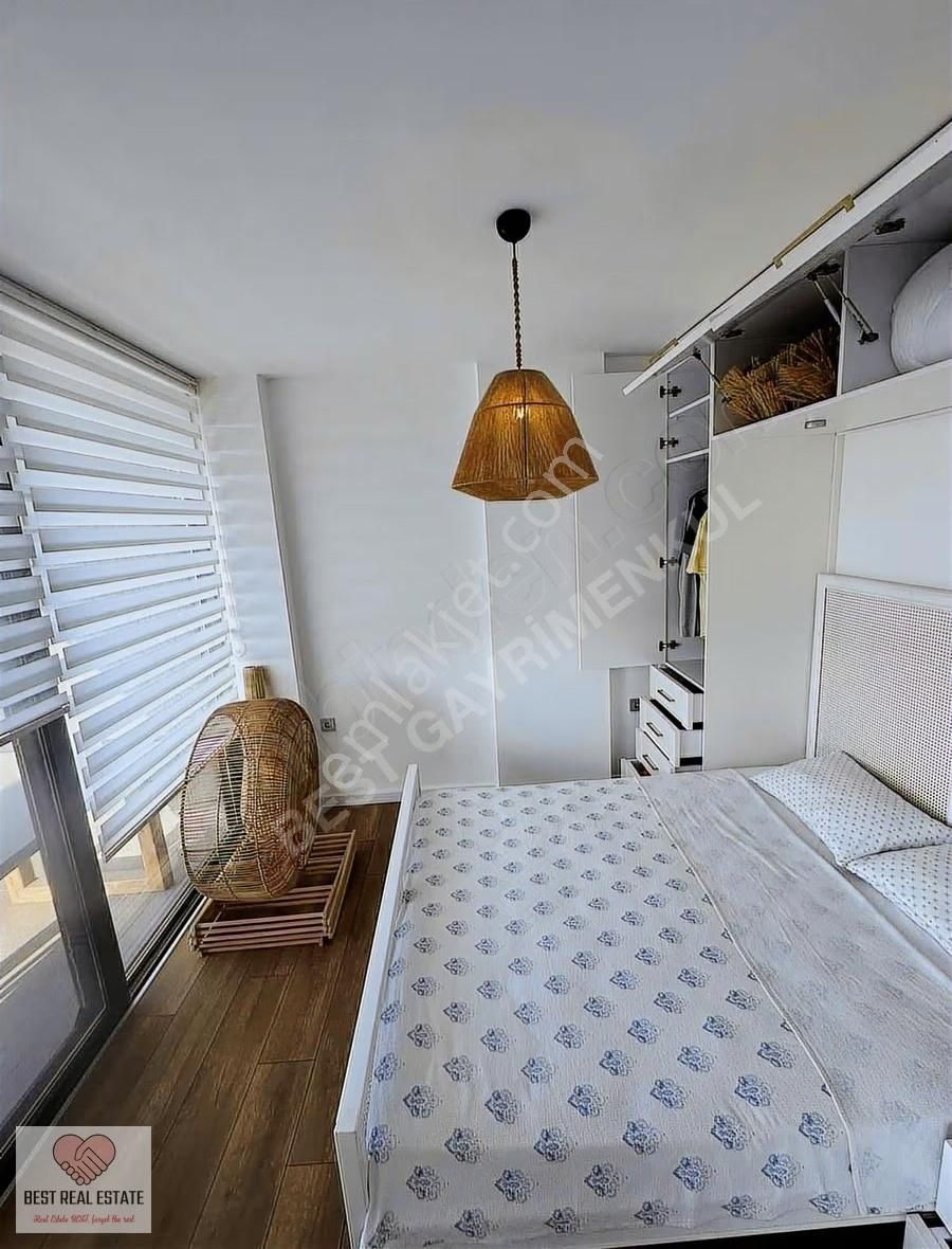 Bodrum Meşelik Lüks Eşya Göl Ve Havuz Manzara 1+1 Kiralık Daire - Görsel 17