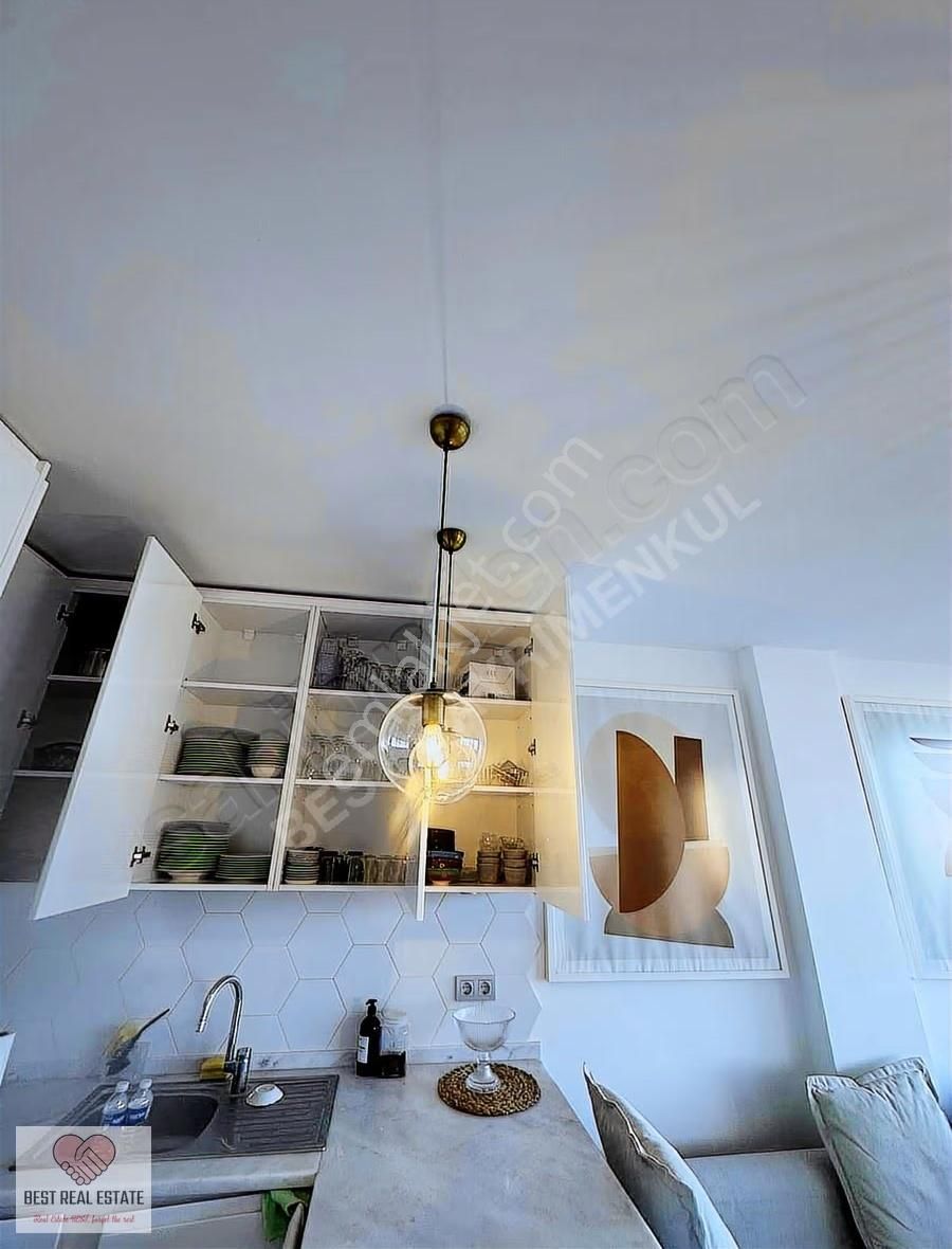 Bodrum Meşelik Lüks Eşya Göl Ve Havuz Manzara 1+1 Kiralık Daire - Görsel 31