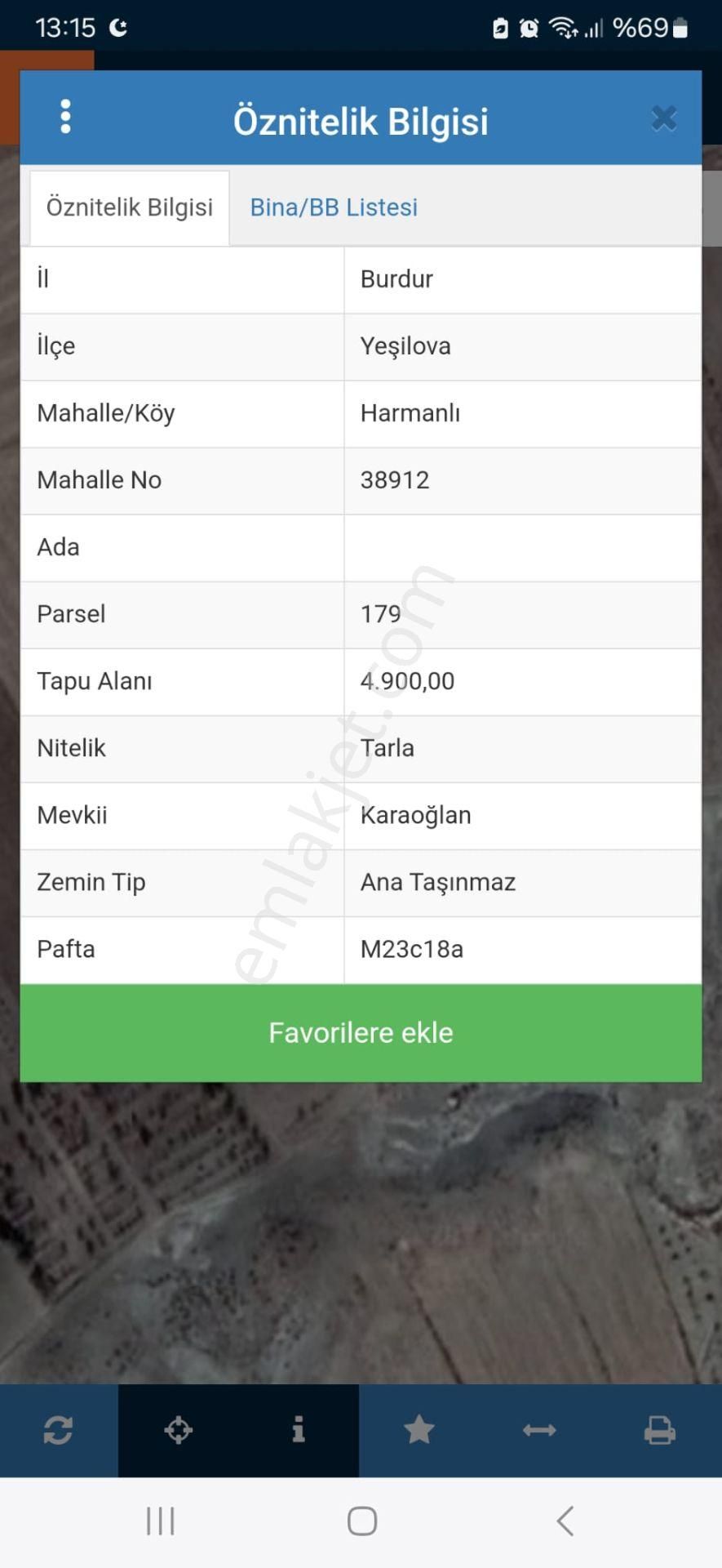 Burdur Yeşilova Harmanlı 5 Dönüme Yakın Yatırımlık Tarla - Görsel 2