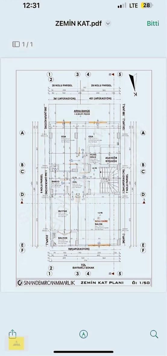 Hamitler Mah 128 M2 İmarlı Arsa - Görsel 9