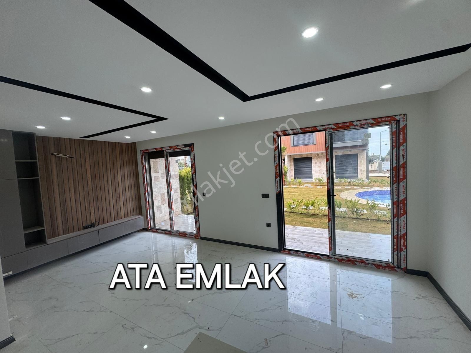 Davutlarda Havuzlu Sitede Köşe Konumlu Otoparklı Sıfır Villa - Görsel 7