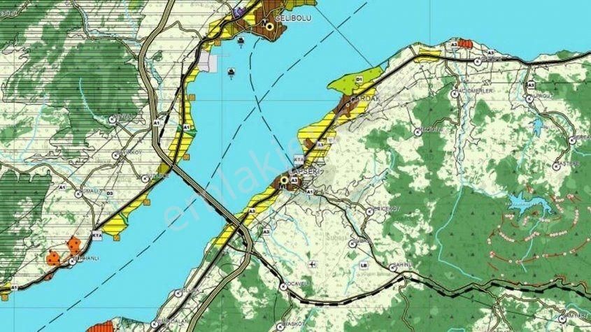 Çanakkale Yenice Çalköy 6.640 M² Müstakil Tarla, Kadastro Yola Cephe - Görsel 15