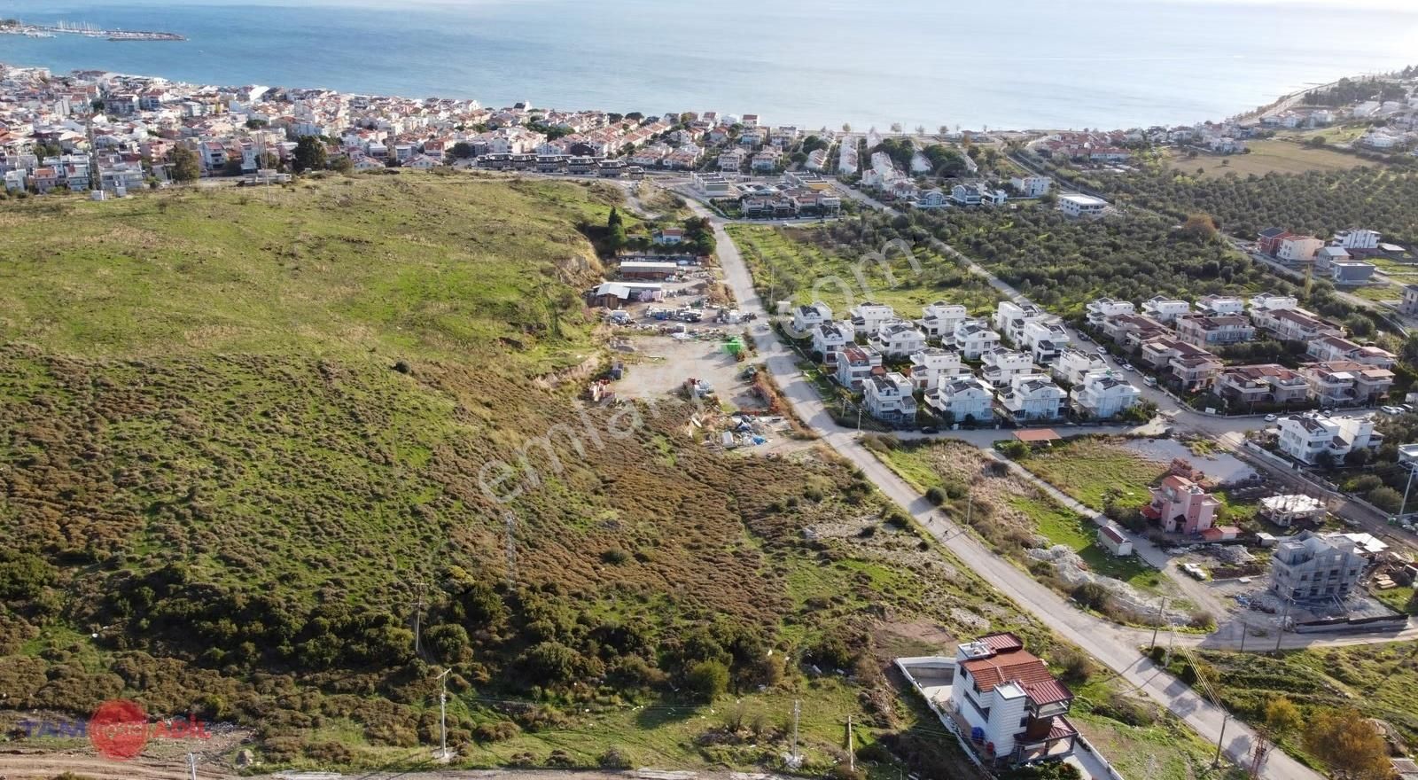 Dikili Çandarlı Mahallesinde İkiz Villa Yapımına Uygun Arsa - Görsel 2