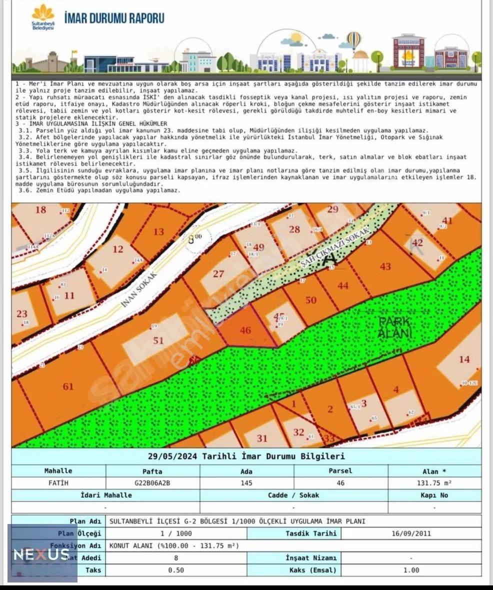 Sultanbeyli Necip Fazıl Mahhallesinde Yatırımlık Satılık Arsa - Görsel 2
