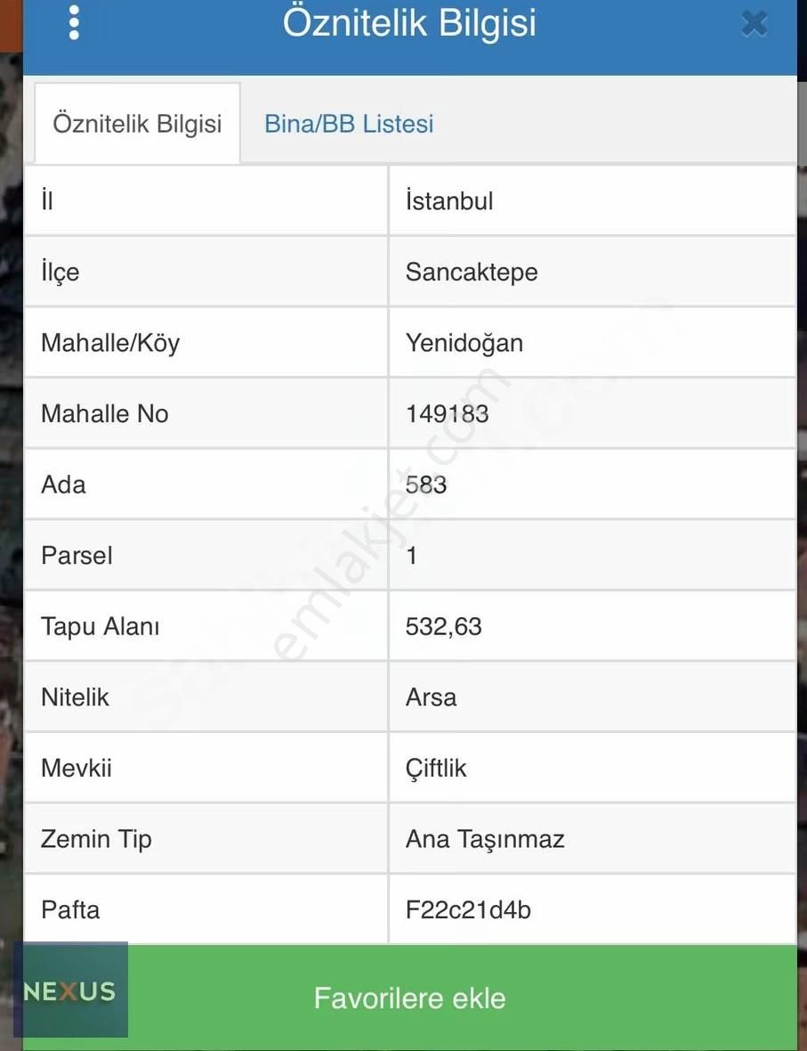 Sancaktepe Yenidoğan Safa Tepesine Komşu Satılık 532m2 Arsa - Görsel 3