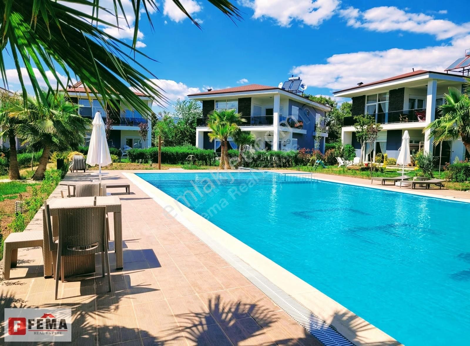 Yüzme Havuzlu Modern Sitede Kiralık 5+1 Sıfır Villa - For Rent - Görsel 28