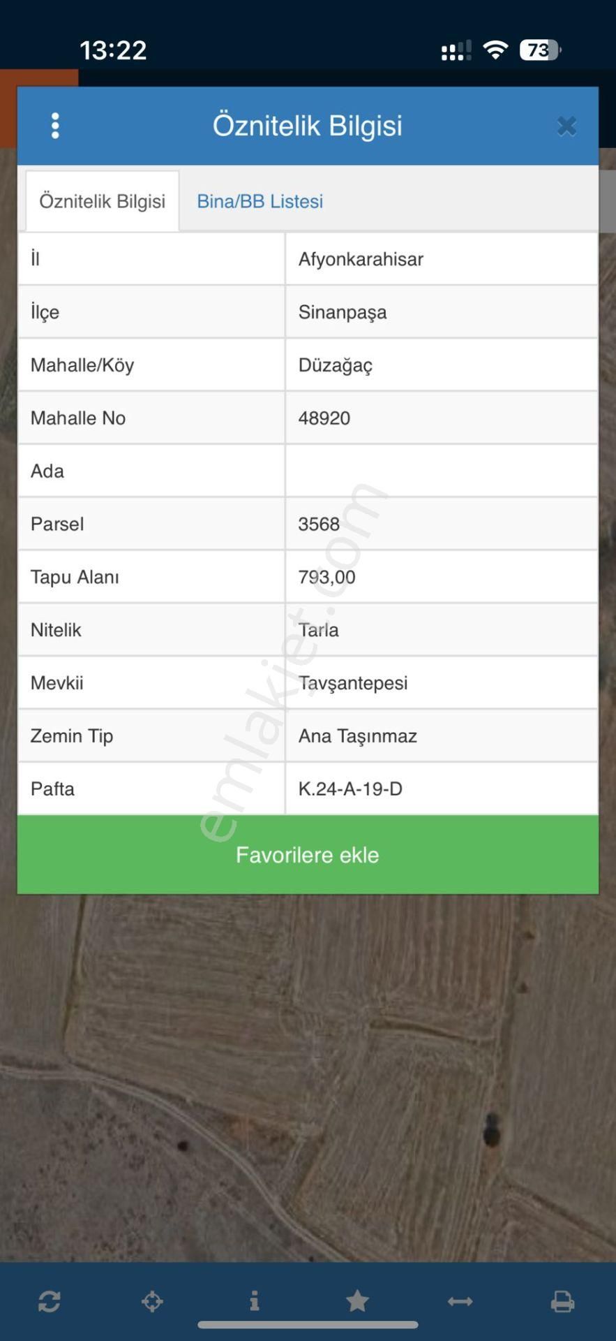 Efa Gayrimenkul'den Satılık Düzağaçta Verimli Toprak Tarla