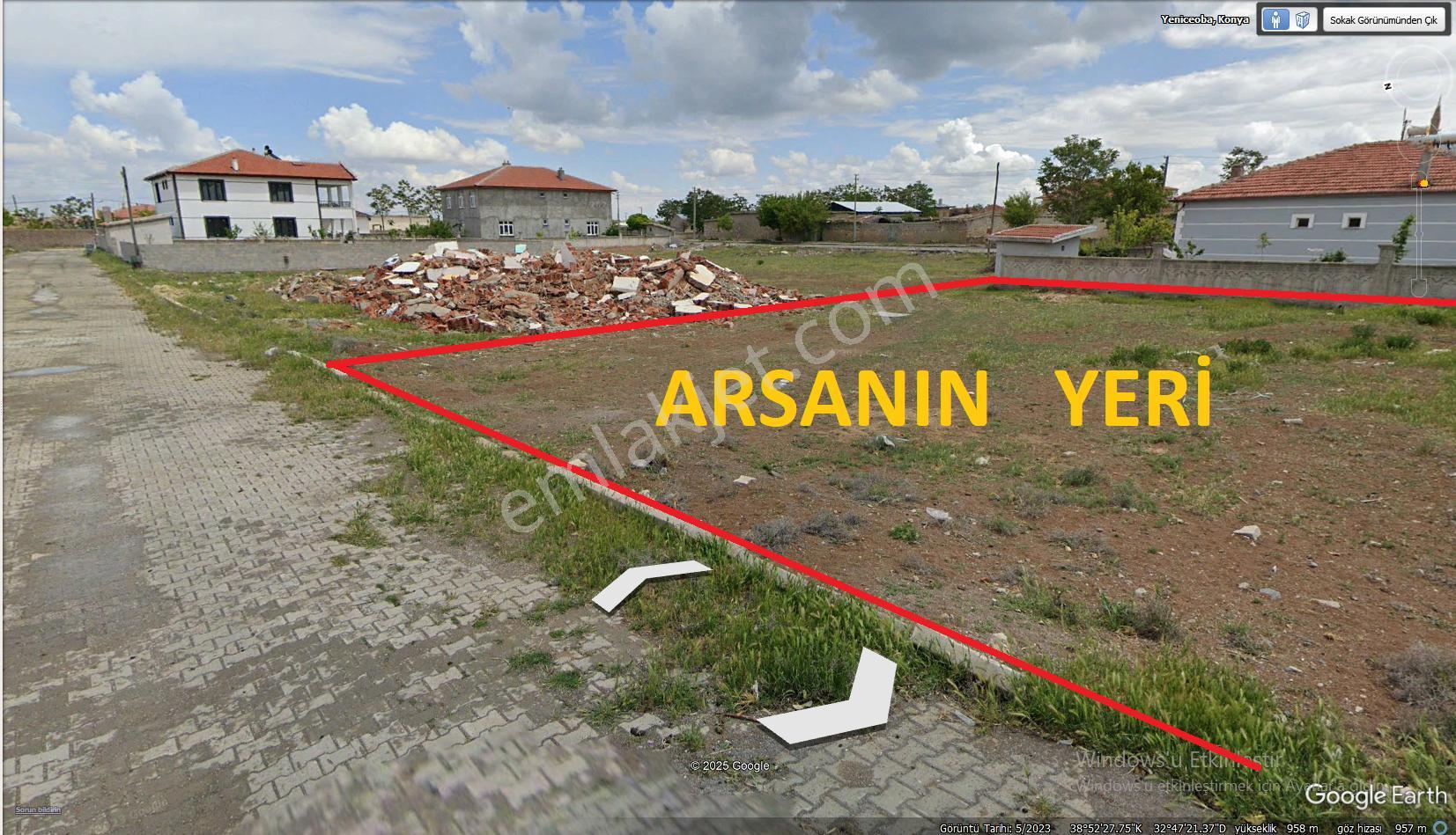 Cihanbeyli Yeniceoba Mh.de Çarşı Merkezine 400 Metre Yakınlıkta Satılık Müstakil Villalık Arsa - Görsel 23