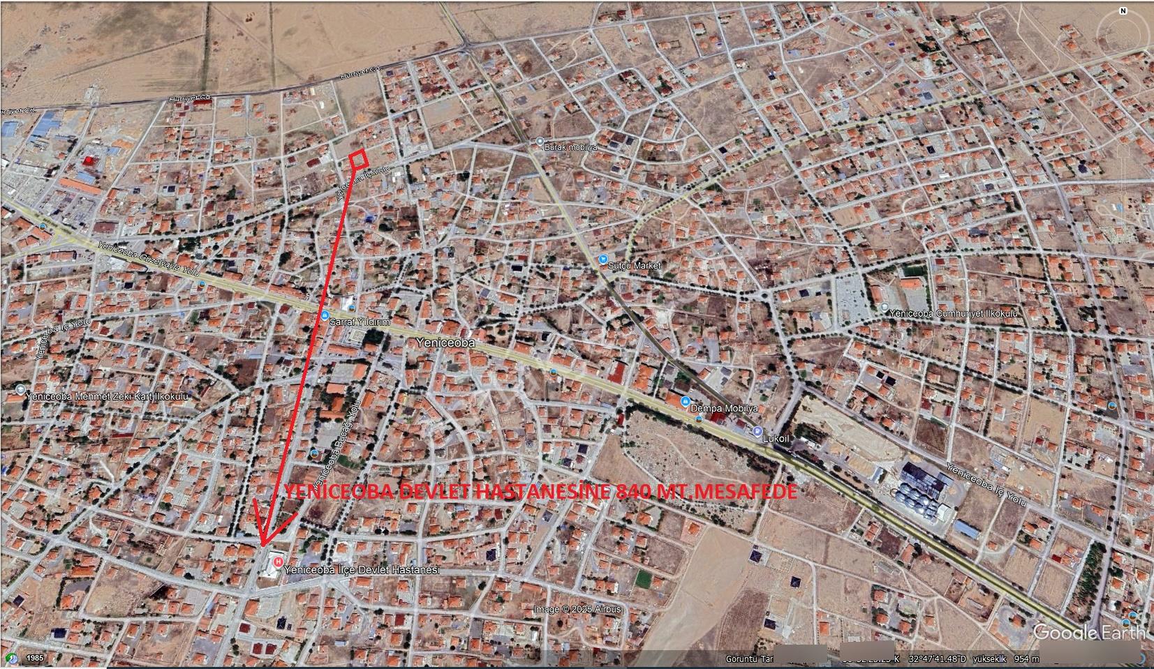 Cihanbeyli Yeniceoba Mh.de Çarşı Merkezine 400 Metre Yakınlıkta Satılık Müstakil Villalık Arsa - Görsel 28