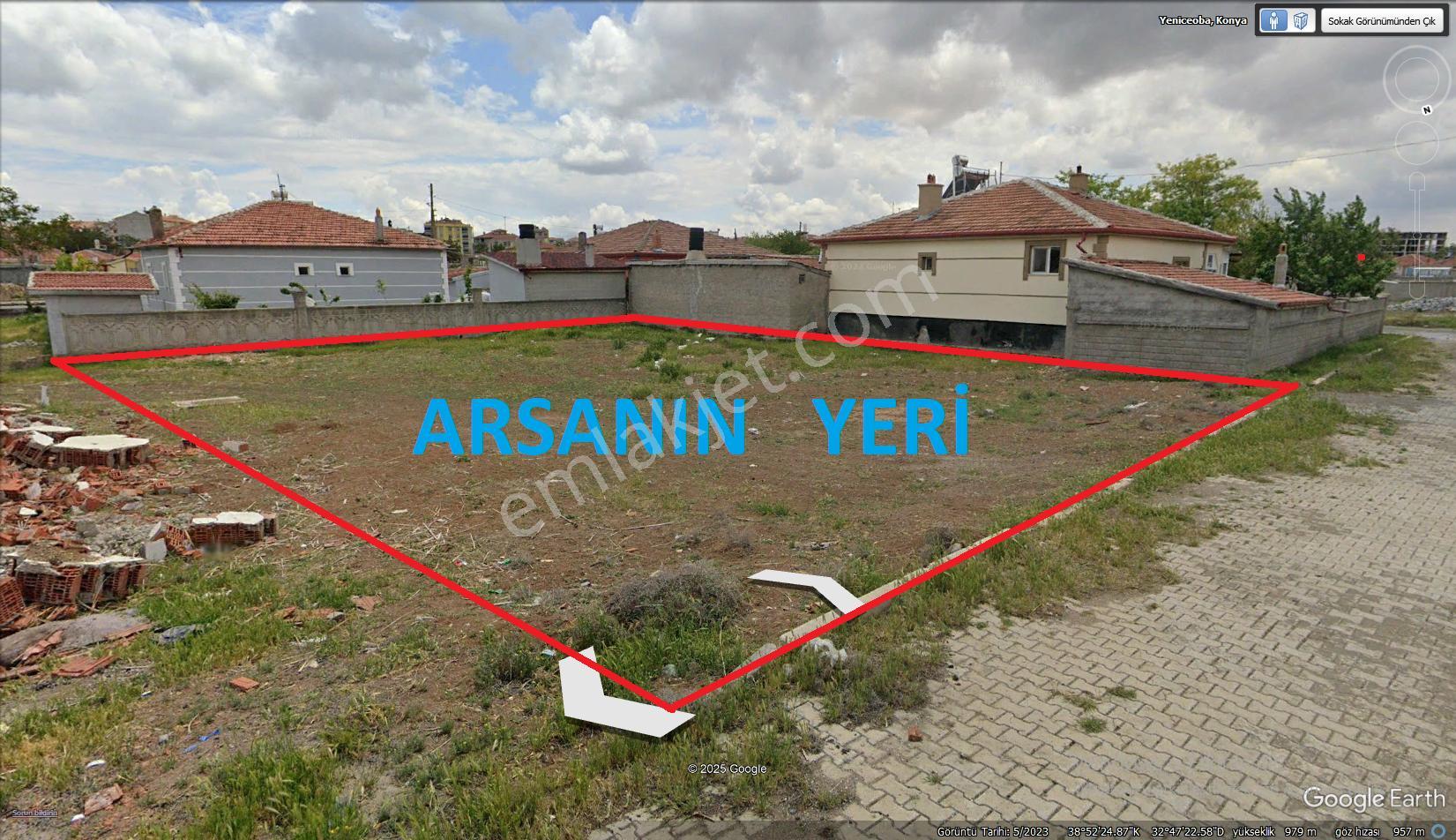 Cihanbeyli Yeniceoba Mh.de Çarşı Merkezine 400 Metre Yakınlıkta Satılık Müstakil Villalık Arsa - Görsel 17
