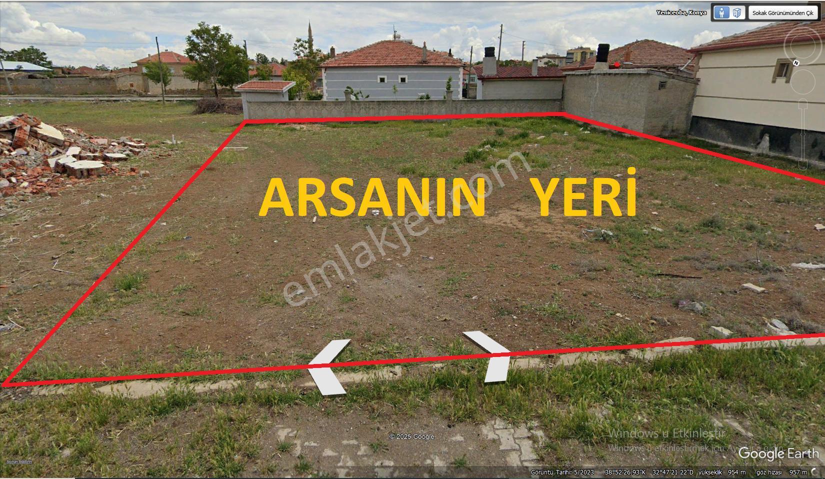 Cihanbeyli Yeniceoba Mh.de Çarşı Merkezine 400 Metre Yakınlıkta Satılık Müstakil Villalık Arsa - Görsel 21