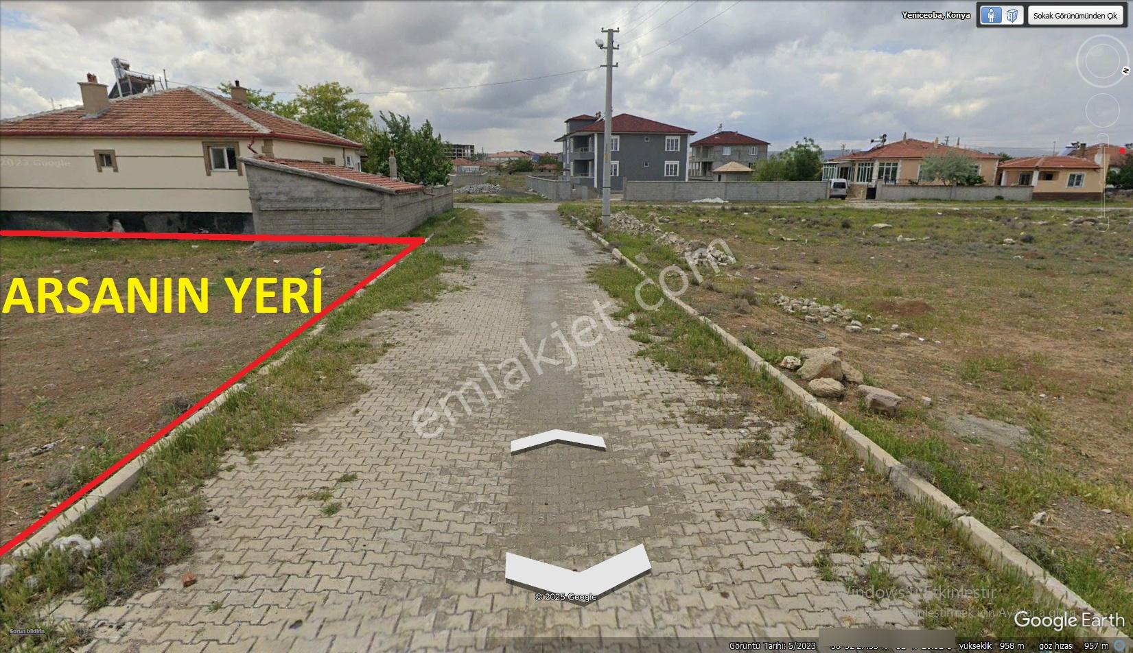 Cihanbeyli Yeniceoba Mh.de Çarşı Merkezine 400 Metre Yakınlıkta Satılık Müstakil Villalık Arsa - Görsel 18