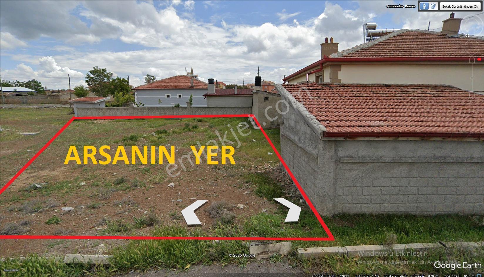 Cihanbeyli Yeniceoba Mh.de Çarşı Merkezine 400 Metre Yakınlıkta Satılık Müstakil Villalık Arsa - Görsel 19