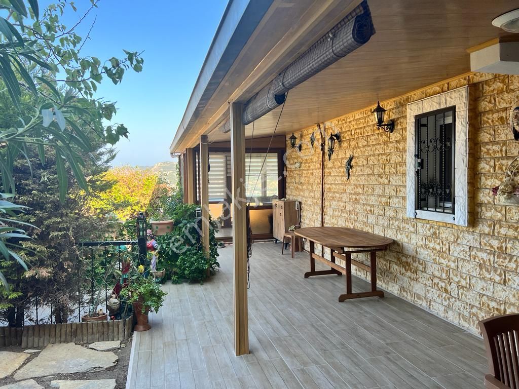 Foça Denizkentte Satılık Dubleks 4+1 Deniz Manzaralı Villa - Görsel 33