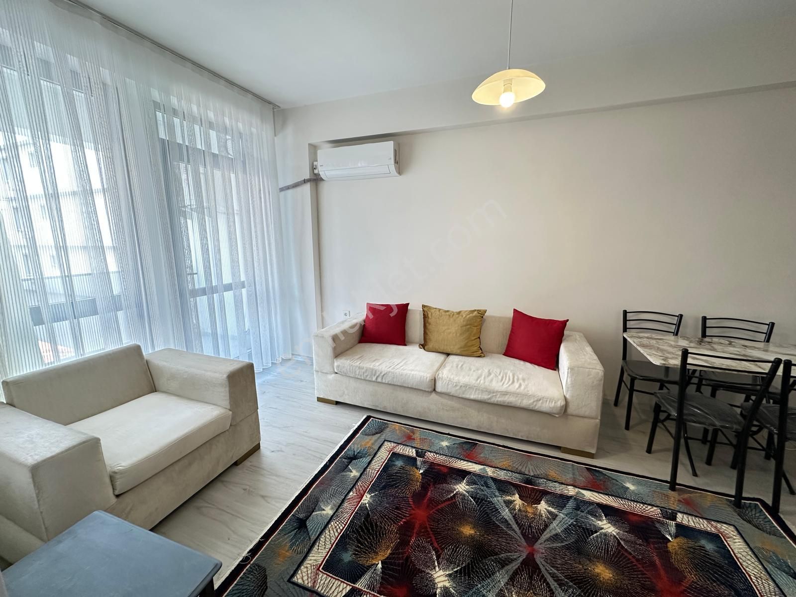 Seyrek'te 1+1 Eşyalı Kiralık Sıfır Temiz Daire - Görsel 9