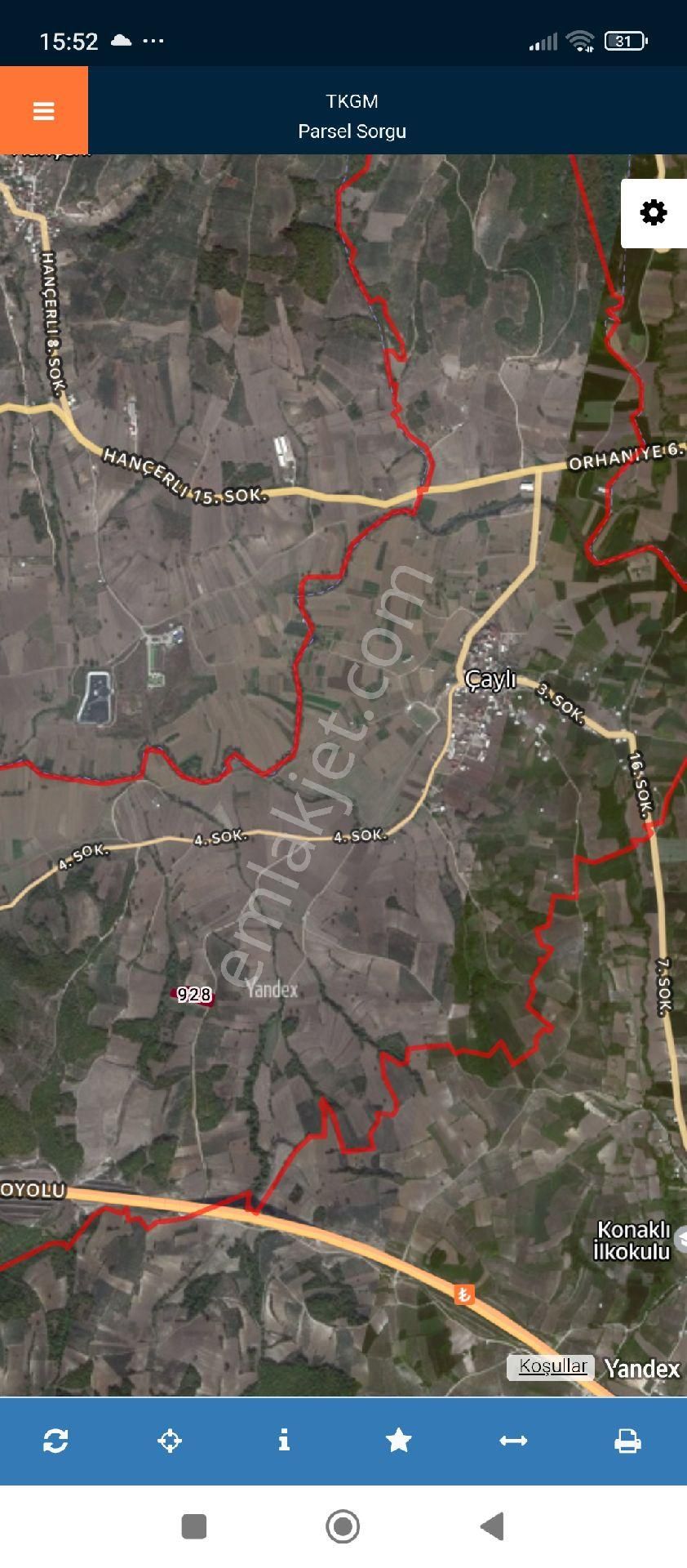 Nilüfer Çaylı Mahallesi Satılık 4.900 Mt2tarla - Görsel 2