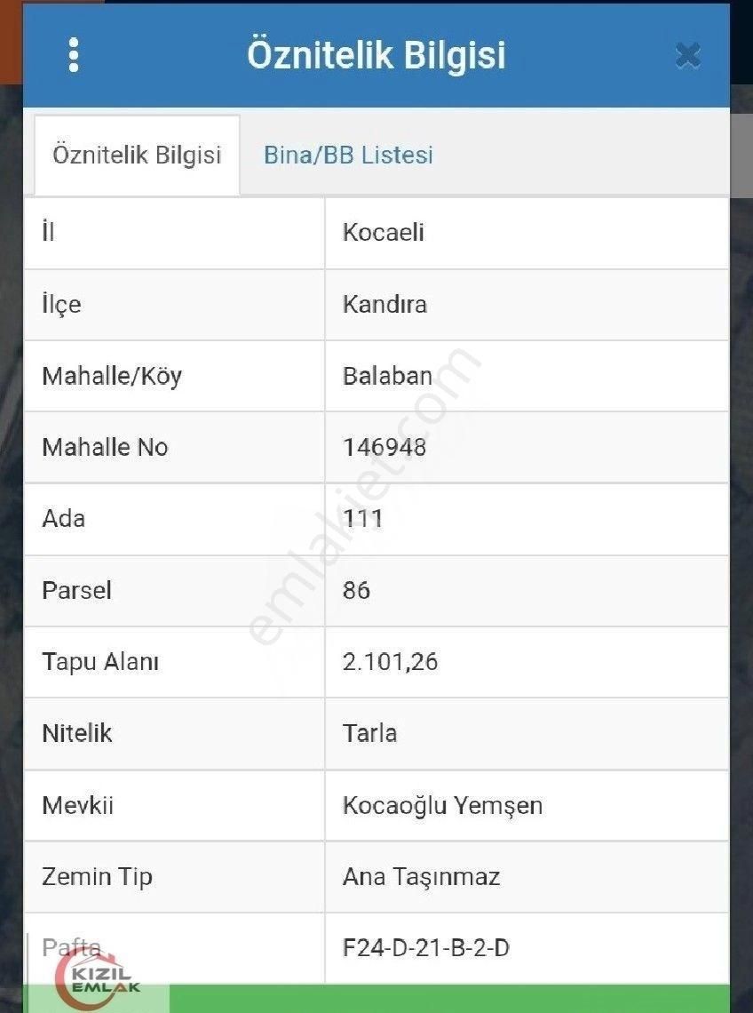 Kandıra Balabanda 2101m2 Yatırım İçin Fırsat - Görsel 2