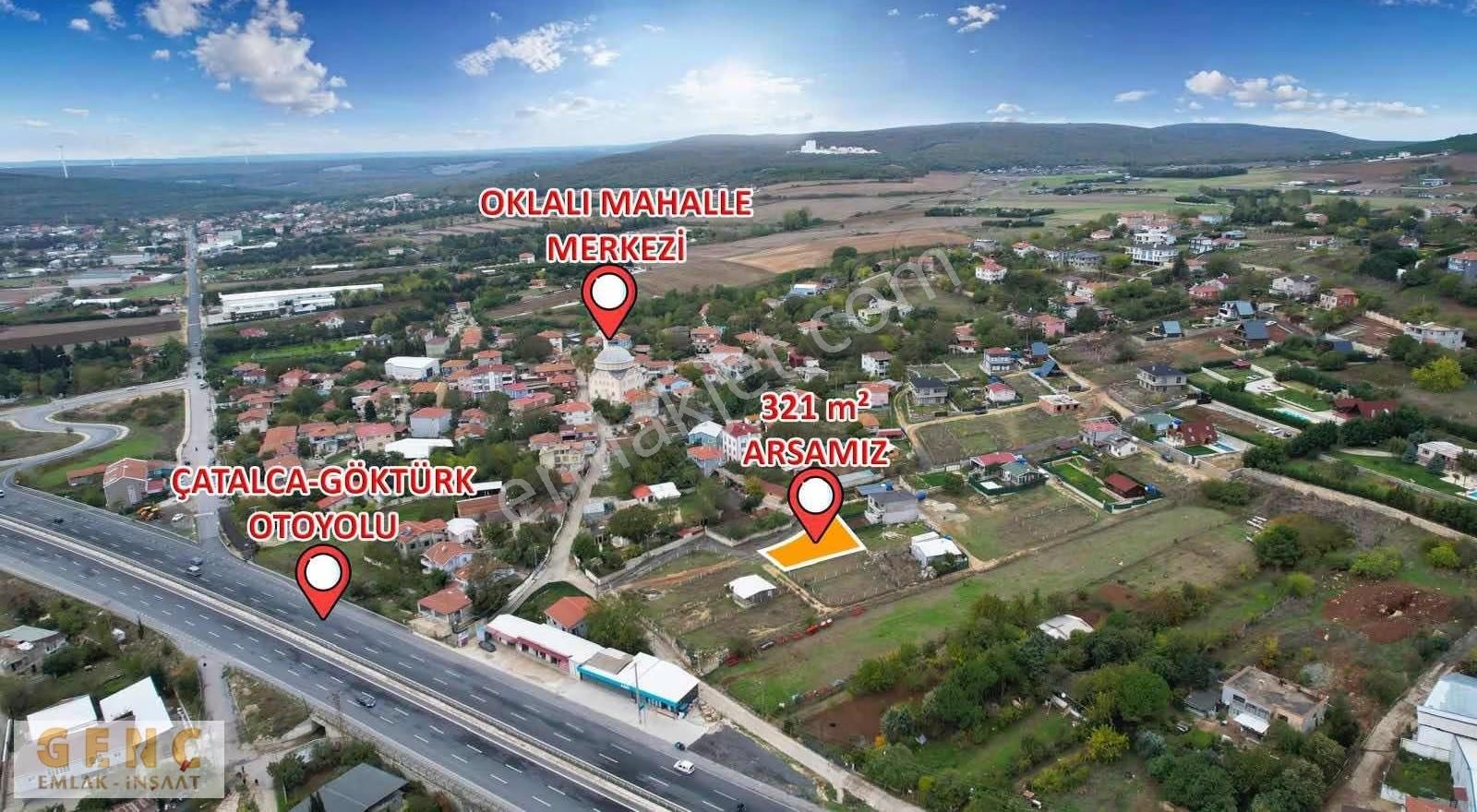 Oklalı'da Muhteşem Konumda Çaplı Çevrili Satılık Arsa - Görsel 2