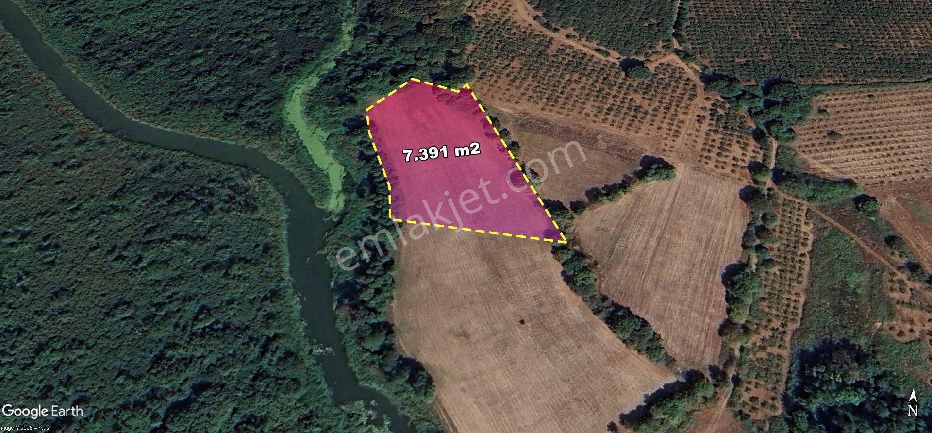 İmar Alanlarına Yakın Mesfede 7.5 Dönüm Yatırımlık Tarla - Görsel 3